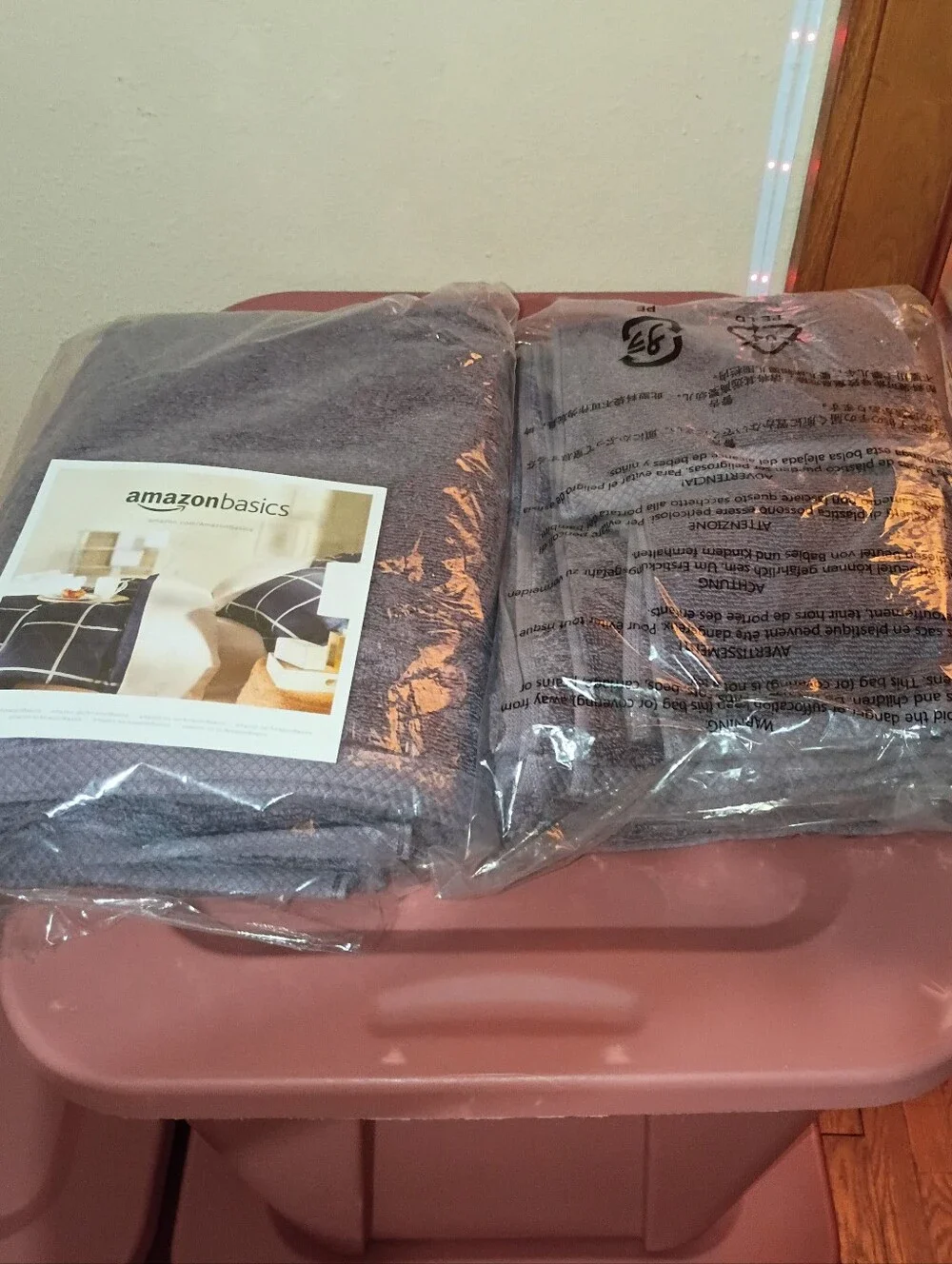 NEW Amazon Basics Lilac Towels 2 Each Towel, Hand Towel, & Washcloth